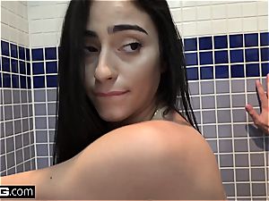 teenager cuckold girlfriend Jasmine Vega has fucky-fucky in public