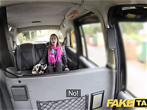faux taxi euro doll screwed with rock hard knob facial cumshot
